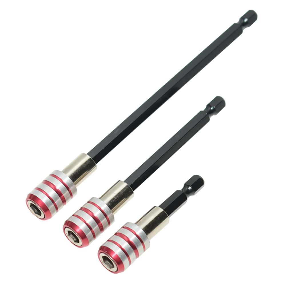 1/4In Hexagonal Handle Connecting Rod Durability Antirust Steel With Selflocking Mechanism And Ergonomic Design Chrome Steel Screwdriver Tool 9323874036311