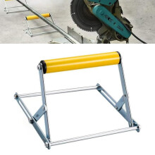 Adjustable Height Cutting Machine Material Support Stand Frame, 55–135mm Range Foldable Metal Bracket for Table Saw and Power Tool Use, Portable