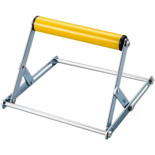 Adjustable Height Cutting Machine Material Support Stand Frame, 55–135mm Range Foldable Metal Bracket for Table Saw and Power Tool Use, Portable 1