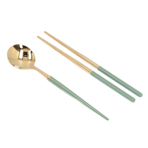 Θήκη για επιτραπέζια σκεύη από ίνες μπαμπού, θήκη για ταξίδια για λάτρεις της 1