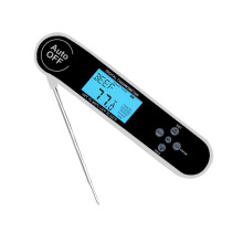 Thermomètre parlant pour aveugles, lecture précise de la température avec fonction de lecture instantanée, thermomètre alimentaire numérique