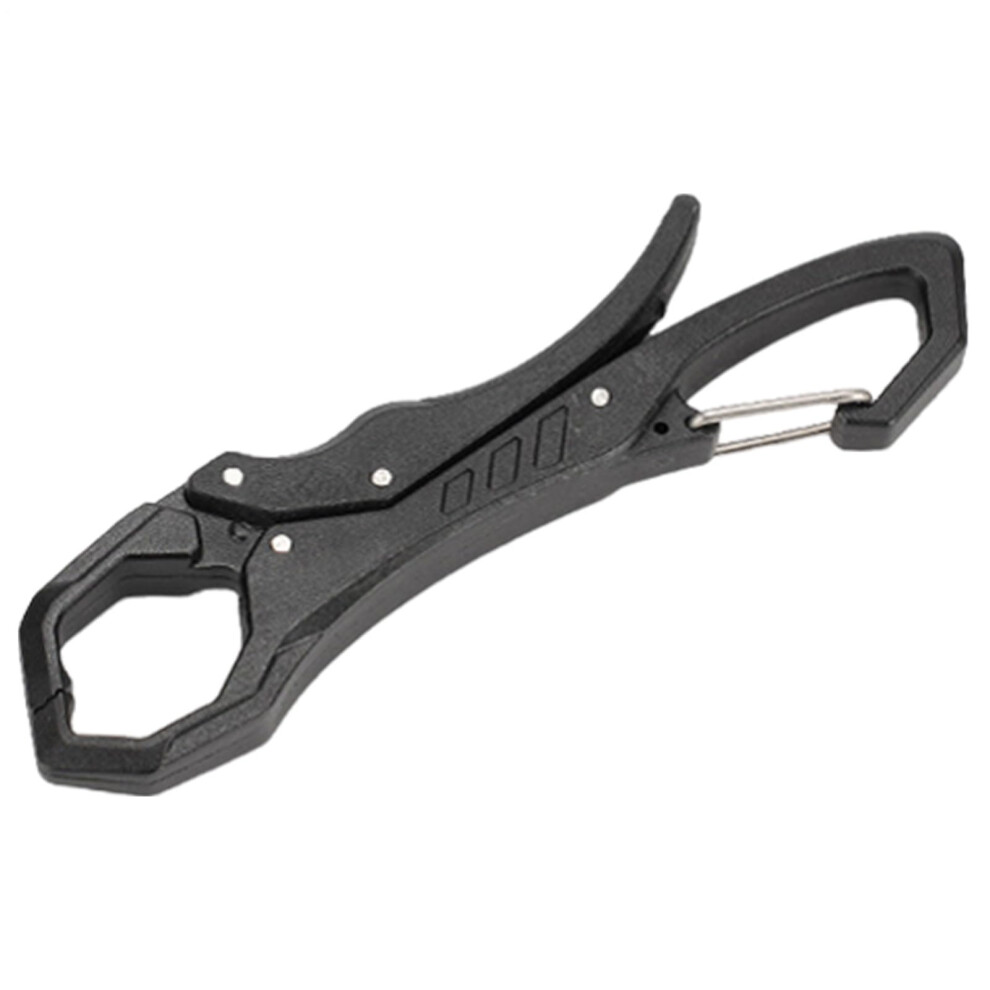 Compact Fish Pliers - Fishing Jaw Tool, Fish Carabiner Grabber | Multifunctional Fishing Gripper | Large Opening Fishing Pliers Black 9105992153732
