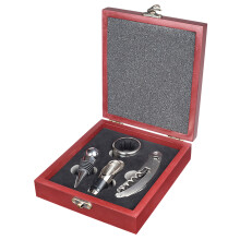 Elegante set apribottiglie, set apribottiglie a cavatappi resistente e robusto, regalo perfetto per gli appassionati di vino, include tappo per vino