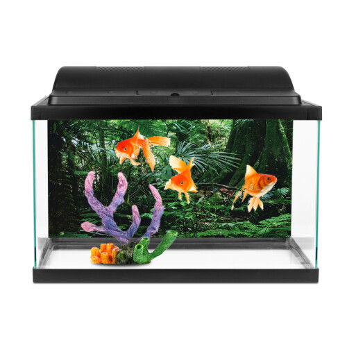 DIY Rainforest Background for Fish Tanks - 122*46cm Self-Adhesive