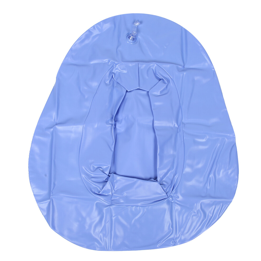 Blue Inflatable Bedpan For Elderly Care Anti-Bedsore Air Cushion 26.4Inch