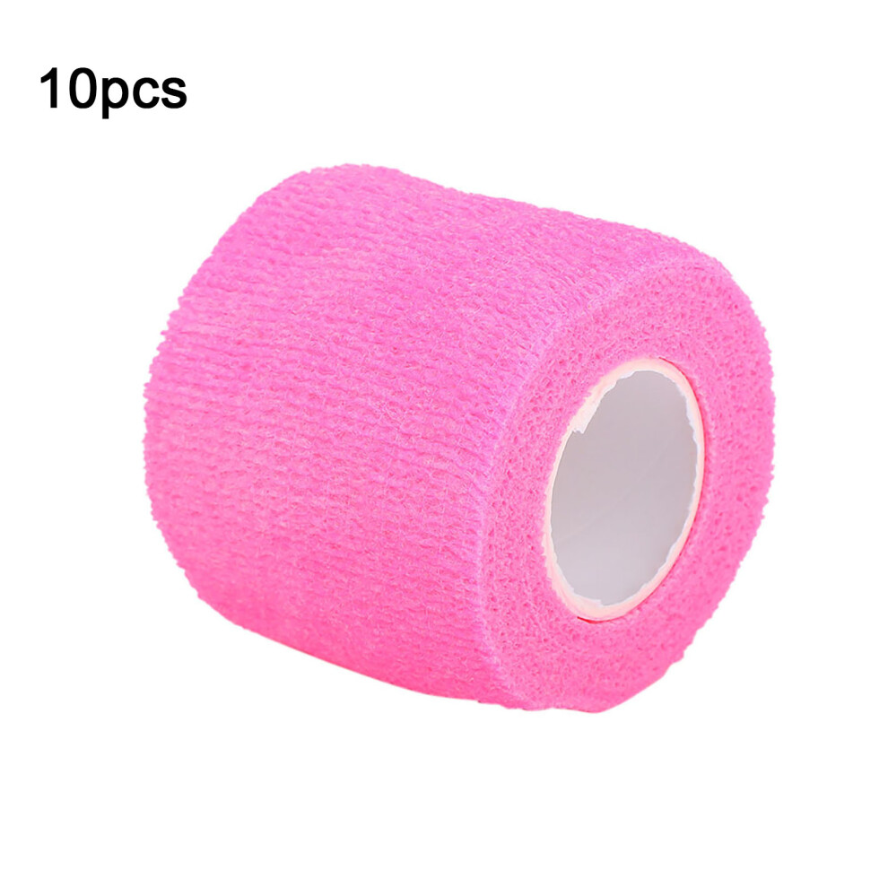 Pink 10Pcs Self Adhesive Elastic Bandage 5Cm X 4.5M Gauze