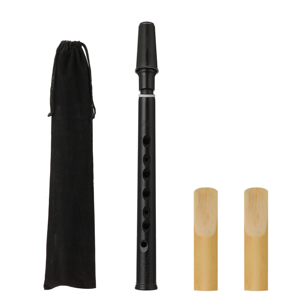 Black Pocket Mini Portable Saxophone - 375mm, 114g with Bag