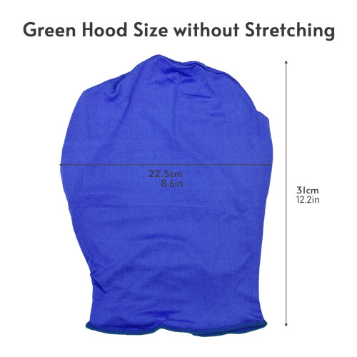 Blauer Chroma-Key-Masken-Hood – Elastisch, Atmungsaktiver Blue Screen Effekt 1