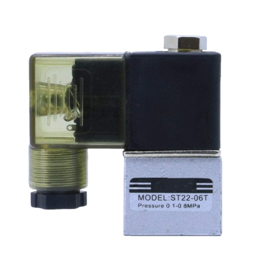 1/8Inch Dc24v Normally Open Sote Solenoid Valve Ac220v 380V St22-06T Air Compressor Pump Accessories Exhaust Valve(380V) 9067246809737