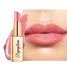 Depuplum Rossetto rosa nudo idratante per le donne Balsamo per labbra colorato luccicante Idrata nutriente Lucidalabbra Cruelty Free Trucco labbr