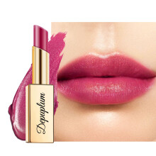 Depuplum Rossetto rosso porpora idratante per le donne Balsamo per labbra colorato luccicante Idrata nutriente Lucidalabbra malva Cruelty Free Tr