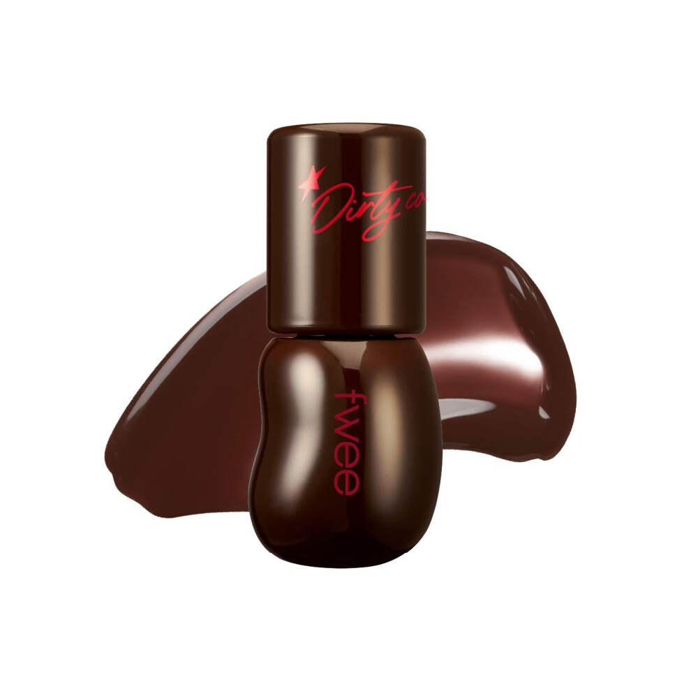 Fwee 3D Voluming Gloss 70% (Rich) | High Shine Non-Sticky Lip Gloss For Makeup | Long-Lasting Moisturizing Gel Formula - Dirty Cola 70% | 30% & 70%
