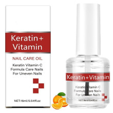 Keratine + Vitaminen C Nagel- en nagelriemolie Keratine Eiwit Nagel Hydrateert en versterkt de verzorging Verbeter gebarsten nagels en stijve nagelri