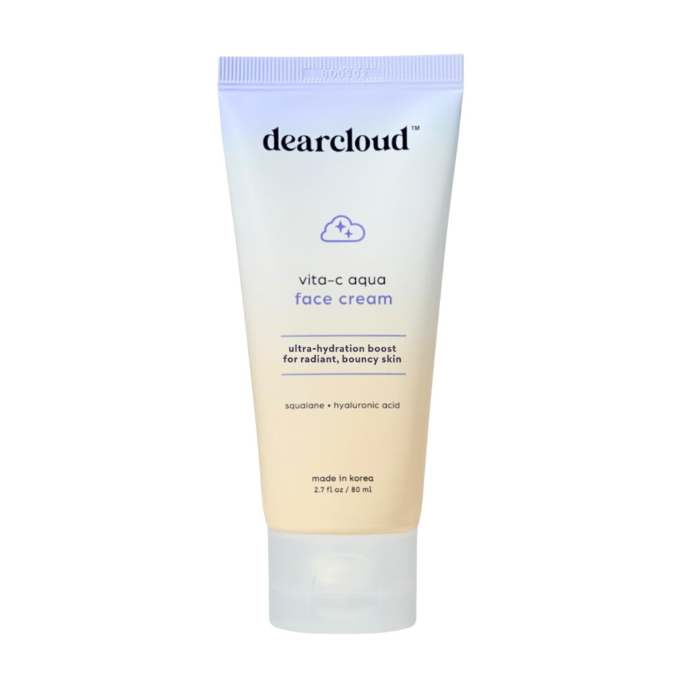 Dearcloud Vita-C Aqua Face Cream - Face Moisturizer With Vitamin C, Squalane Oil For Face, Hyaluronic Acid Serum Hydration - Moisturizer For Women And