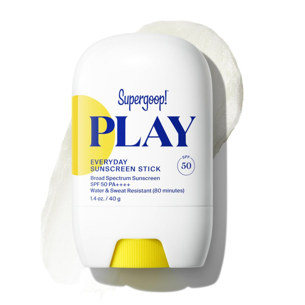 Photos - Cream / Lotion Supergoop! PLAY Everyday Sunscreen Stick SPF 50 - Lightweight Non-Greasy Formula - Natural Finish - Fragrance Free - Water &