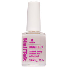 Nail Tek Ridge Filler Formula 4 - Riempitivo trasparente per unghie Base Coat Smalto rinforzante per unghie deboli e danneggiate 0,5 fl oz