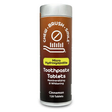 Chew Brush Smile Micro Dentifricio Idrossiapatite Compresse 120 Conte (Cannella)
