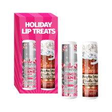 Hempz Fall Lip Balm, confezione da 2 confezioni di spezie alla zucca e menta piperita, balsamo per labbra idratante per labbra per uomo e donna,