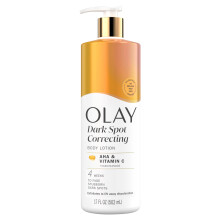 Olay Body Lotion for Women Tone Enhancing with AHA Serum Visibly Reduce Discolored Skin 24hr Moisture & Hydration Fast Absorbing Formula Vitamin