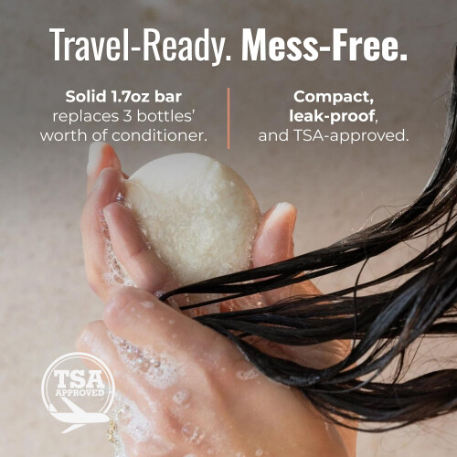 ZWS Essentials Balsamo Solido Peppermint Breeze, Vegano per Capelli Grassi e Dandruff 2