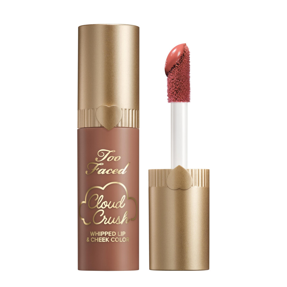 Too Faced Cloud Crush Whipped Lip & Cheek | Creamy Multi-Use Formula With Hyaluronic Oil For A Soft-Focus Longwear Flush 0.15 Fl Oz Milk & Cookies