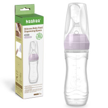 Haakaa silikonov kojeneck viva dvkovac lickou krmtko 4oz - kojeneck krmtko na cerelie Detsk krmtko s cerstvm jdlem Lhev na krmen na