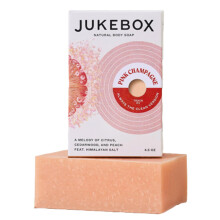 JUKEBOX S?be Pink Champagne Duft Naturlig Bar S?be til Kvinder Kold Process Bades?be uden skadelige ingredienser Skabt til alle hudtyper Pink Gra