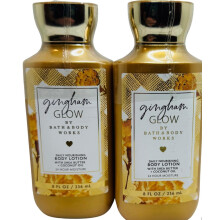 Bath & Body Works Gingham Glow bodylotion 8 ounces elk pakket van 2