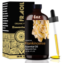 Frankincense eteerinen ljy Frankincense Oil 4 Fl Oz 120ml diffuusorikostuttimen joogapuhdistukseen tee-se-itse kynttilsaippua hajuvesilahja naisten