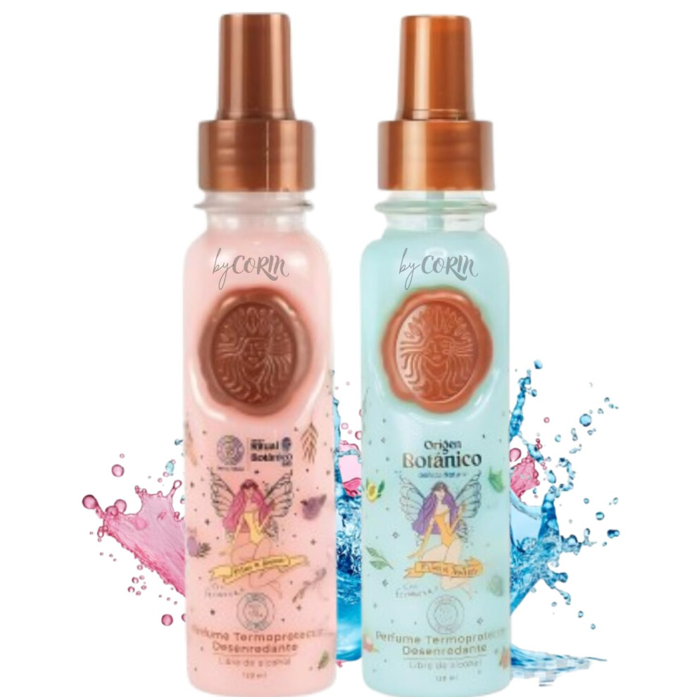 Ritual Botanico Unisex Hair Perfume - Duo Protector Termico Para Cabello Desenredante Y Control Frizz Con Feromonas Protecci?N Solar - Ritual Seducci?N Y Ritual Tentaci?N
