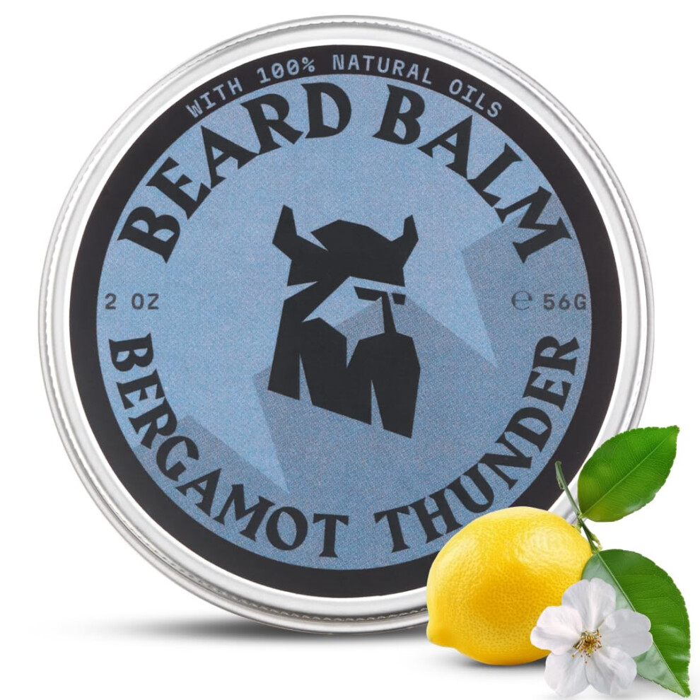 Photos - Razor / Razor Blade Striking Viking Beard Balm for Men - Leave in Beard Conditioner - Styling Balm Made with Naturally Derived Beard Butter Arga 