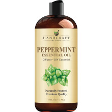 Handcraft Blends Pepermunt Essenti?le Olie - Enorme 16 Fl Oz - voor het maken van kaarsen, zeepverspreiders en aromatherapie