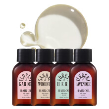 ODID Milk Protein Intensive Hair Oil Trial Kit - 4 Scents x 1,01 fl.oz. - Arganolie- og m?lkeprotein-h?rbehandlingss?t - Fugtgivende letv?gtsform