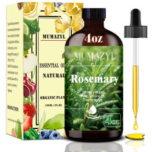 Rosmarin eterisk olja Rosmarinolja 4 Fl Oz 120 ml fr diffusor luftfuktare Yoga rengring DIY ljus tvl gr eteriska oljor