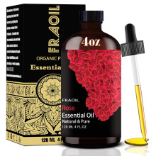 Ruusun eteerinen ljy Ruusuljy 4 Fl Oz 120 ml diffuusorikostuttimen joogapuhdistukseen tee-se-itse kynttilsaippua tuoksulahja naisten eteeriset lj