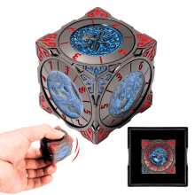 Froggod Roulette Terningspinner 7-i-1 Metal DND Terning S?t med 3D Relief - Mekanisk DND Spinner til Dungeons and Dragons Gaver DM & Spillere (So