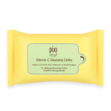 Pixi Beauty Vitamin-C renseklude |Rensende Revitaliserende og fugtgivende Engangsh?ndkl?der til ansigtet| Pakke med 10 ansigtsservietter