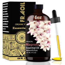 Magnolia-eteerinen ljy Magnolialjy 4 Fl Oz 120ml diffuusorikostuttimen joogapuhdistukseen tee-se-itse kynttilsaippua hajusteen teko lahja naisille