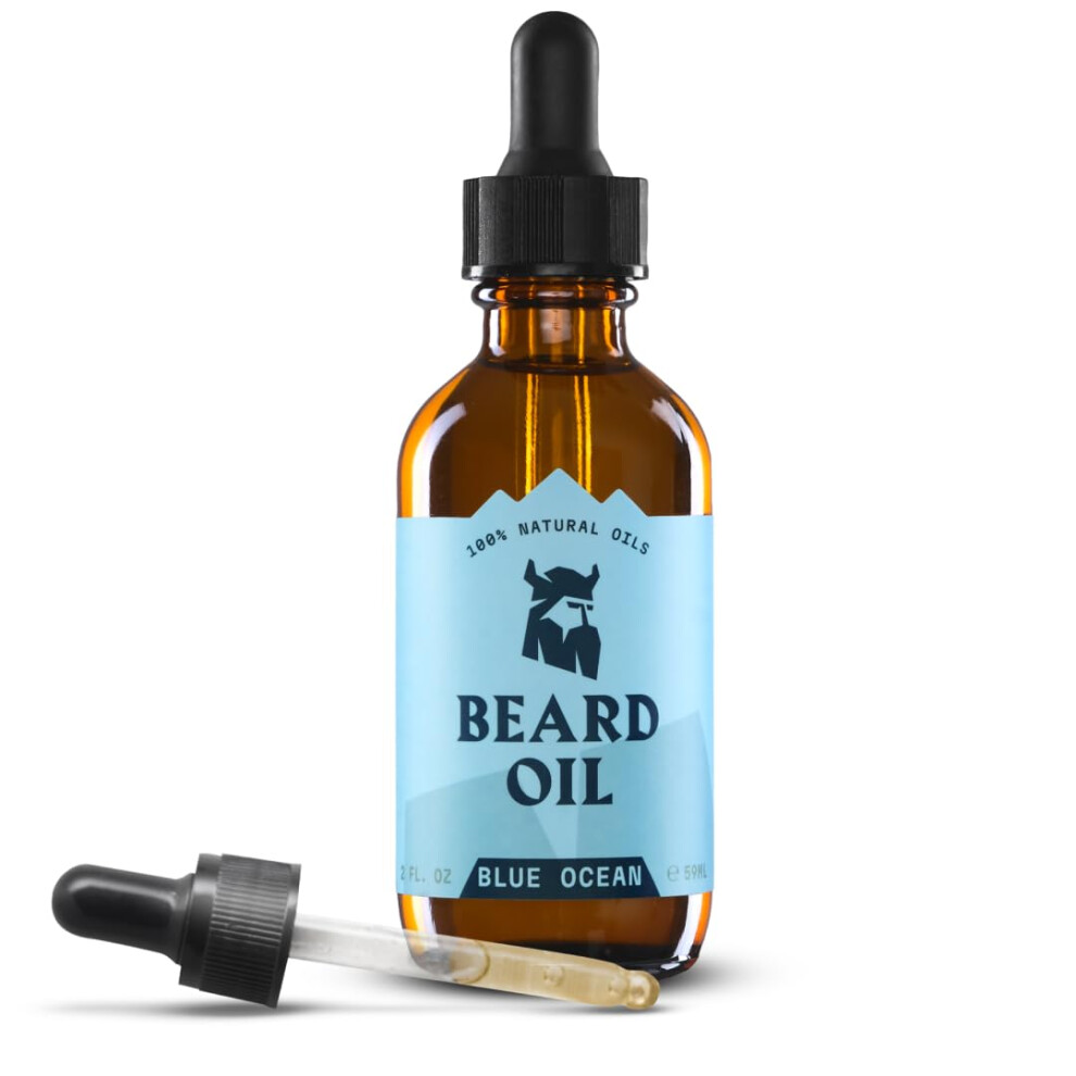 Photos - Hair Product Striking Viking Beard Oil for Men - Naturally Derived Conditioner with Almond Tea Tree Argan & Jojoba Oil for Beard Growth S 