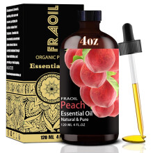 Persikka eteerinen ljy Persikkaljy 4 Fl Oz 120 ml diffuusorikostuttimen joogapuhdistukseen tee-se-itse kynttilsaippua tuoksulahja naisten eteerise