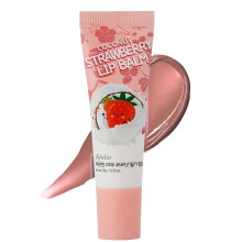 Esfolio Pure Skin Balsamo per labbra al cocco e fragola - Cura labbra idratante e nutriente con olio di cocco e olio di semi di fragola - Idrata