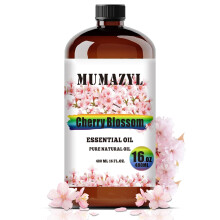 Cherry Blossom Essential Oil Cherry Blossom Oil 16 Fl Oz 480ML fr diffusor luftfuktare Yogarengring DIY ljustvl gr eteriska oljor
