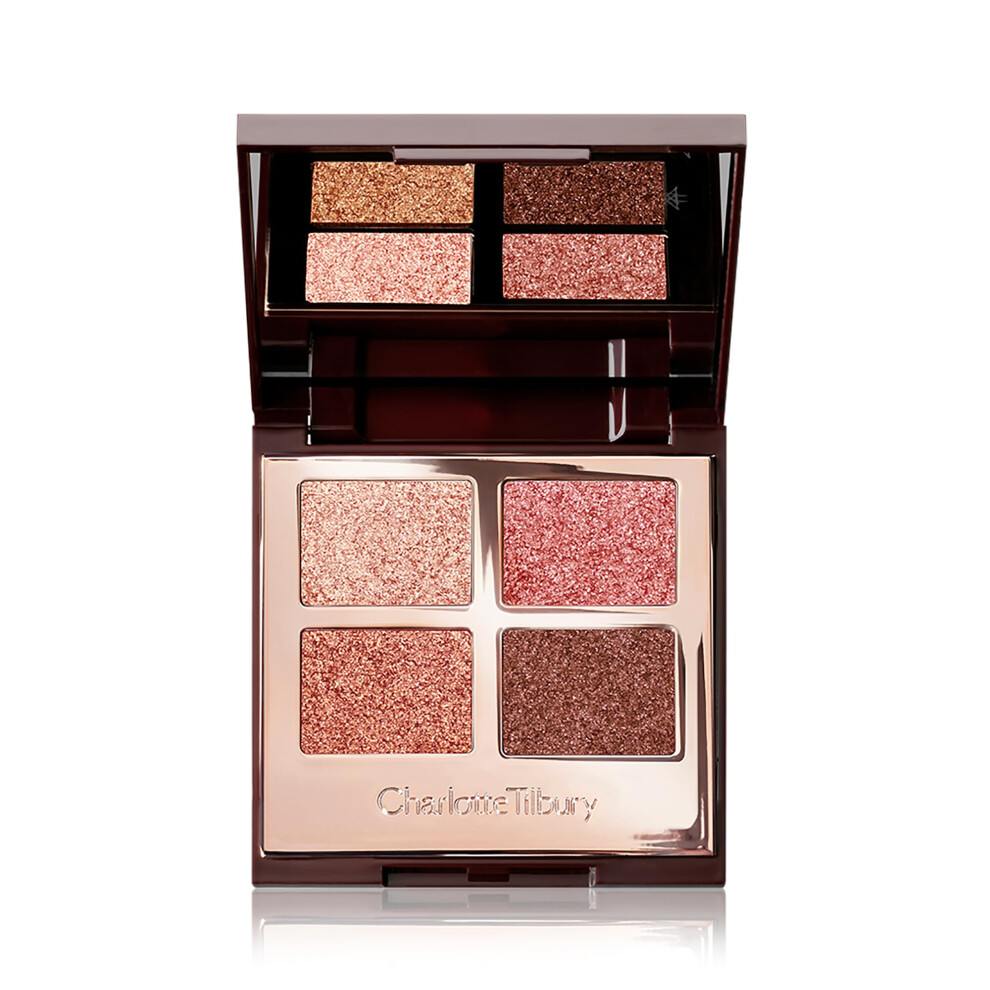 Charlotte Tilbury Luxury Palette Eyeshadow - Shimmer Metallic & Satin Matte Eyeshadow Quad With A Rich Powder Formula - Includes 4 Complementary Sha