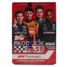 2024 Topps Paddock Pass F1 Formel 1 Blaster Box 6 Packungen pro Box 5 Karten pro Packung