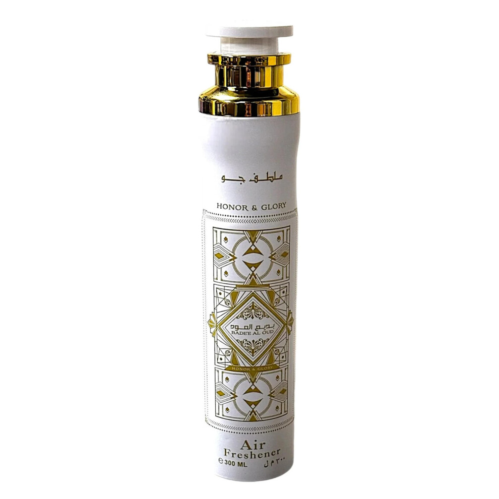 Lattafa Bade'e Al Oud Honor & Glory - Gourmand Spicy Woody - Air Freshener 10.1 Ounce / 300 Ml Amber