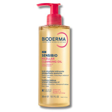 Bioderma Sensibio Micellar Cleansing Oil 1st Ecobiological Micellar Formula Mild ansiktsrengring som rengr p djupet Tar bort smink Lugnar och
