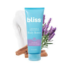 Maslo do ciala Bliss - Lawenda i drzewo sandalowe - Krem maksymalnie nawilzajacy - 6,7 Fl Oz - Balsam do ciala do skσry suchej - Dlugotrwaly krem ??n