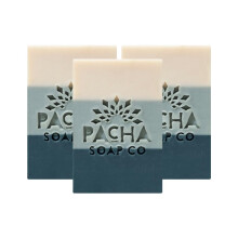 Pacha Soap Co. Bars?be - Salt & mosduft H?ndlavet fugtgivende og fugtgivende naturlig s?be med beroligende ?teriske olier Premium ansigtsh?nd- og