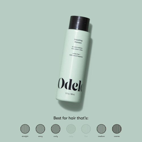 Odele Shampoo lisciante senza solfati per un controllo extra dell'umidit?, lucentezza e capelli da lisci a ricci, 32 Fl Oz 2