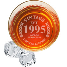 Regali di compleanno vintage personalizzati per uomo - Bicchiere Bourbon inciso da 11 once - Tazza di whisky vintage - Regalo scozzese personaliz